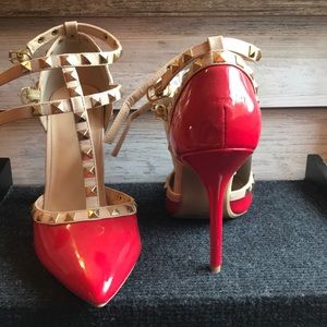 Red Valentino style heels